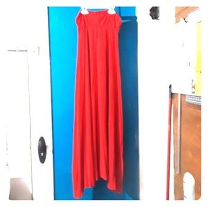 Red Body Central  Maxi Skirt